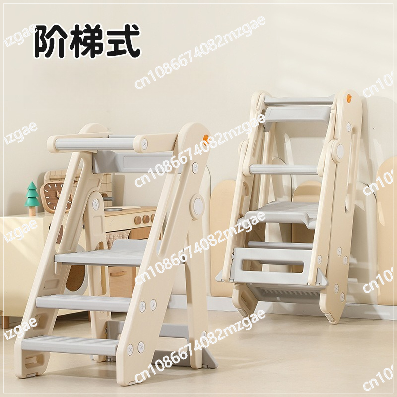 Toddler Learning Tower - Tour d'apprentissage pliable et pratique, marchepied