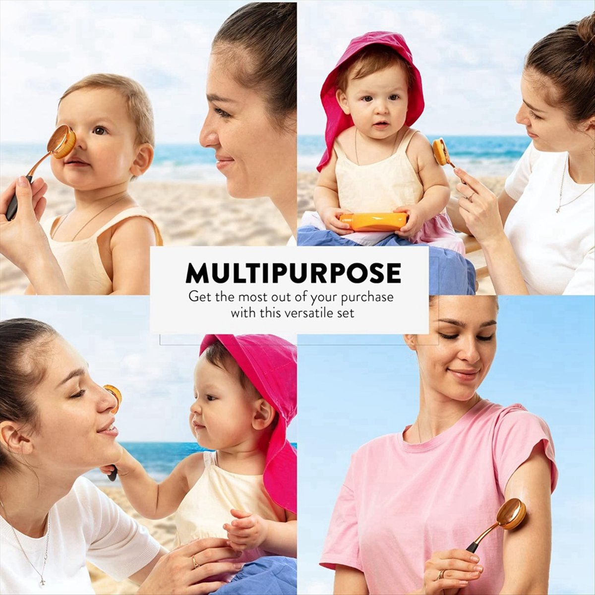 Baby Sunscreen Lotion - Ensemble de brosses solaires BHBL -