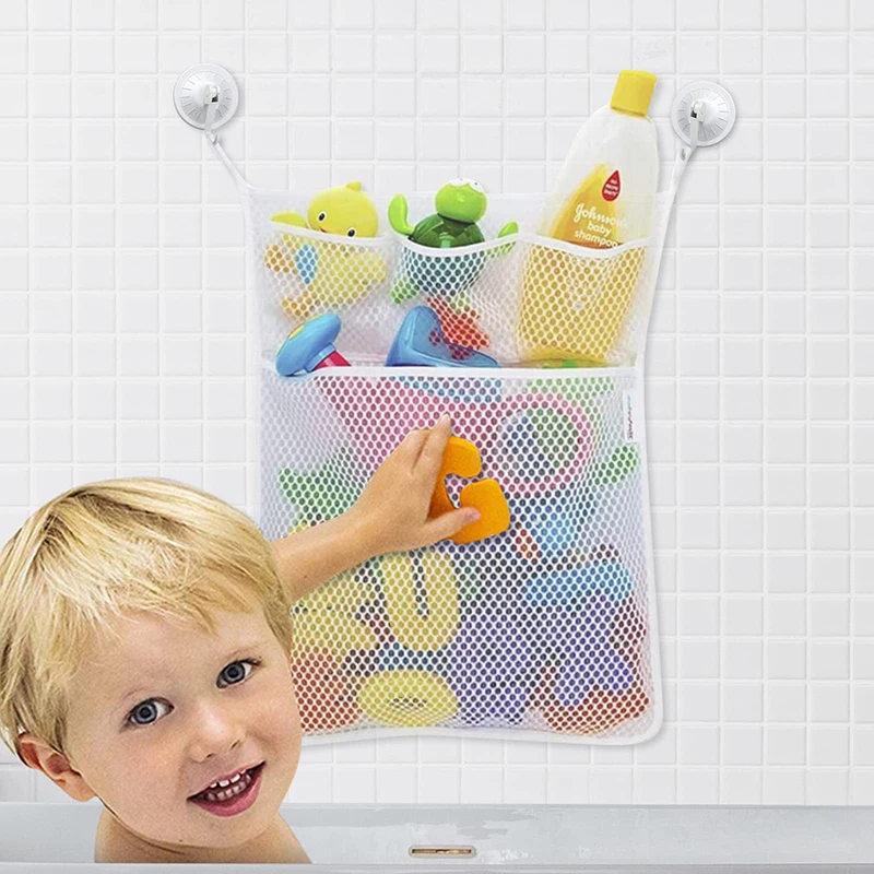 Baby Products Bag - Filet de rangement de jouets blancs