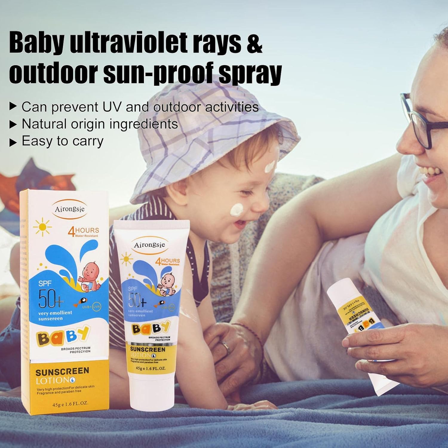 Crème solaire pour bébé, Lotio - Baby Sunscreen Lotion avis et prix