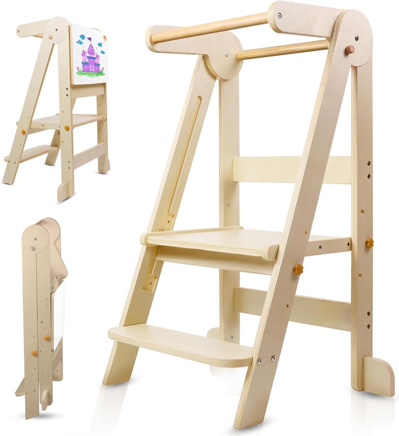 Tour de cuisine pliable pour t - Toddler Learning Tower avis et prix
