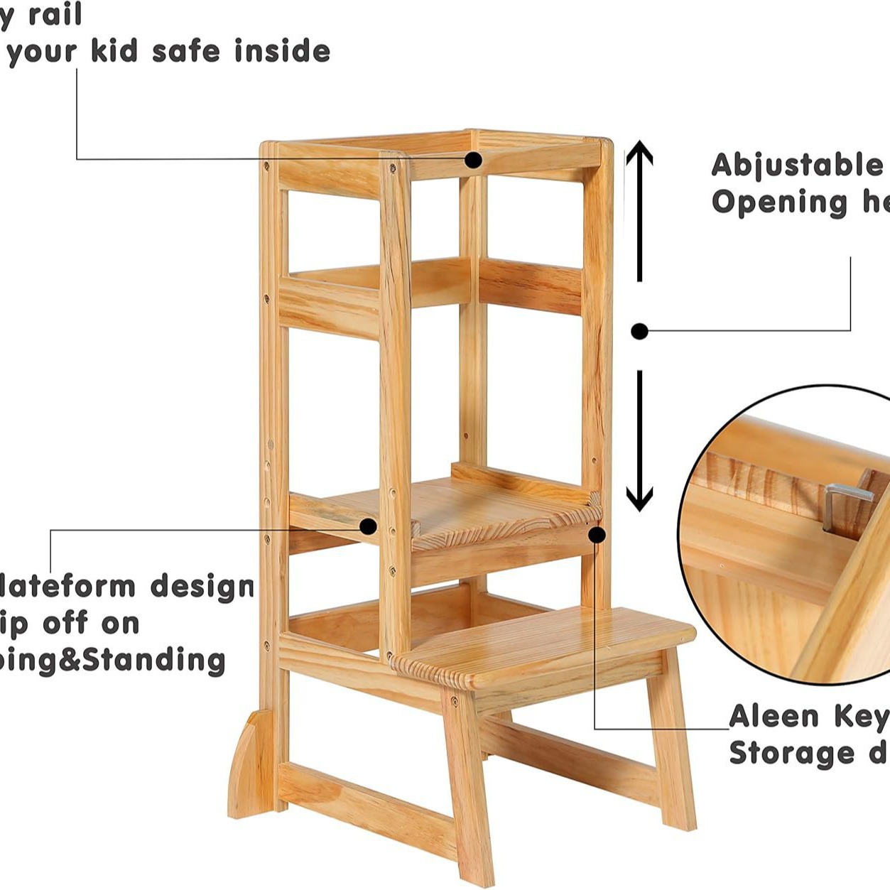 Tabouret d'apprentissage régla - Toddler Learning Tower avis et prix