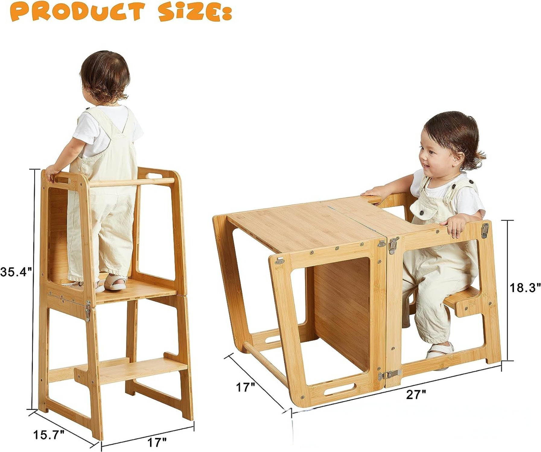 Tour de cuisine pliable pour t - Toddler Learning Tower avis et prix