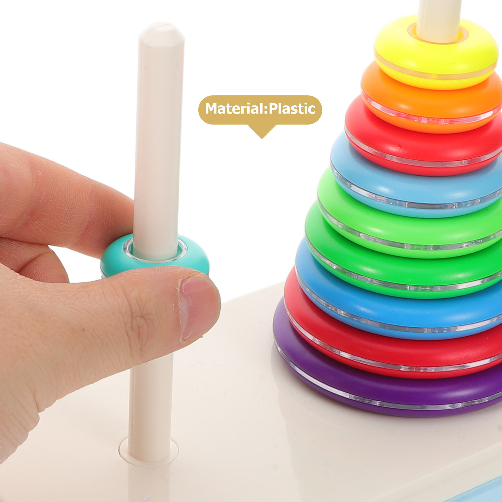 Jeu d'empilage Tour de Hanoï p - Toddler Learning Tower avis et prix