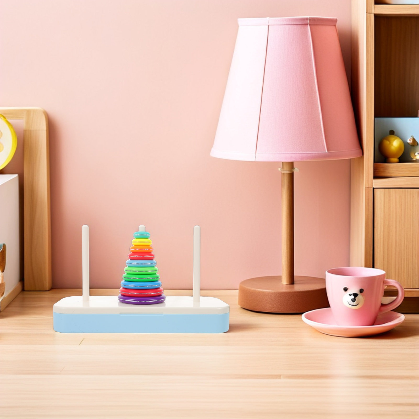 Jeu d'empilage Tour de Hanoï p - Toddler Learning Tower avis et prix