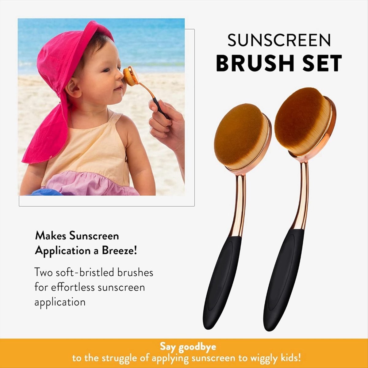 Ensemble de brosses solaires R - Baby Sunscreen Lotion avis et prix