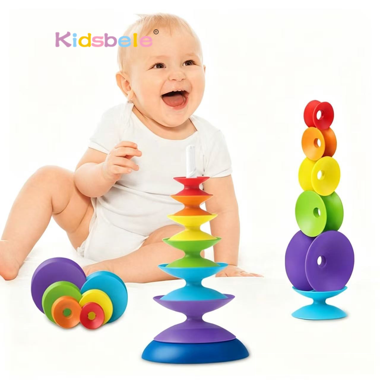 Jouet d'empilage rotatif arc-e - Toddler Learning Tower avis et prix