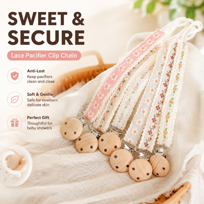 Chaîne de sucette en dentelle  - Baby Products Nipples avis et prix